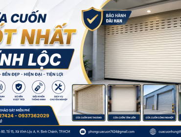 Cửa Cuốn Tốt Nhất Vĩnh Lộc – Giải Pháp An Toàn, Hiện Đại Cho Mọi Công Trình
