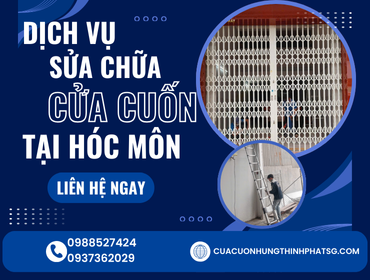 Dịch vụ sửa cửa cuốn tại huyện Hóc Môn
